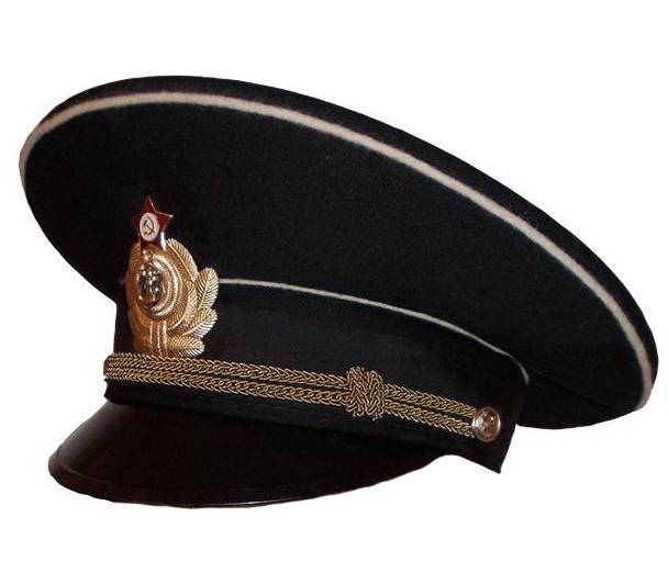 Фуражка офицерская ВМФ советского образца оригинал