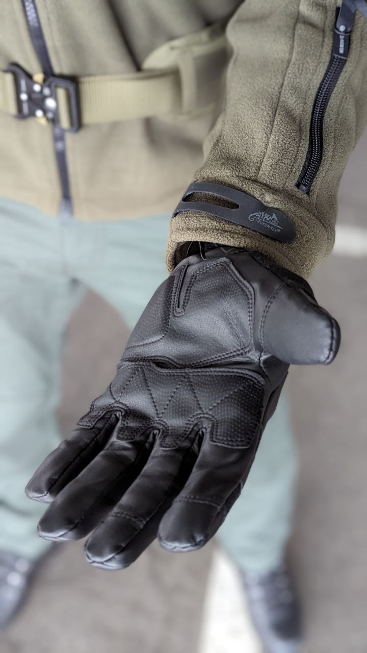 Перчатки тактические кожаные Viperade Black