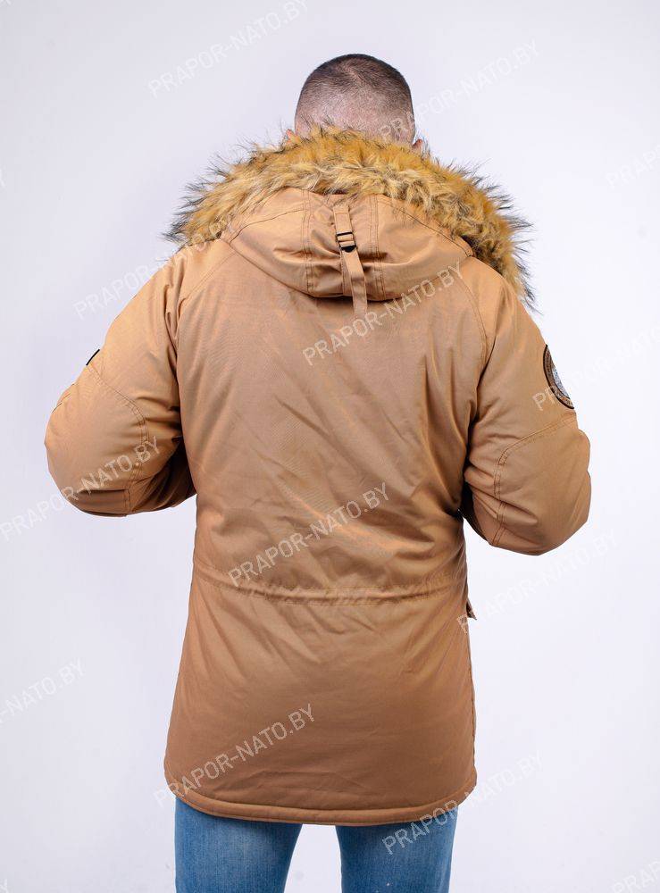 Куртка зимняя мужская Apolloget OXFORD CINAMON/CINAMON