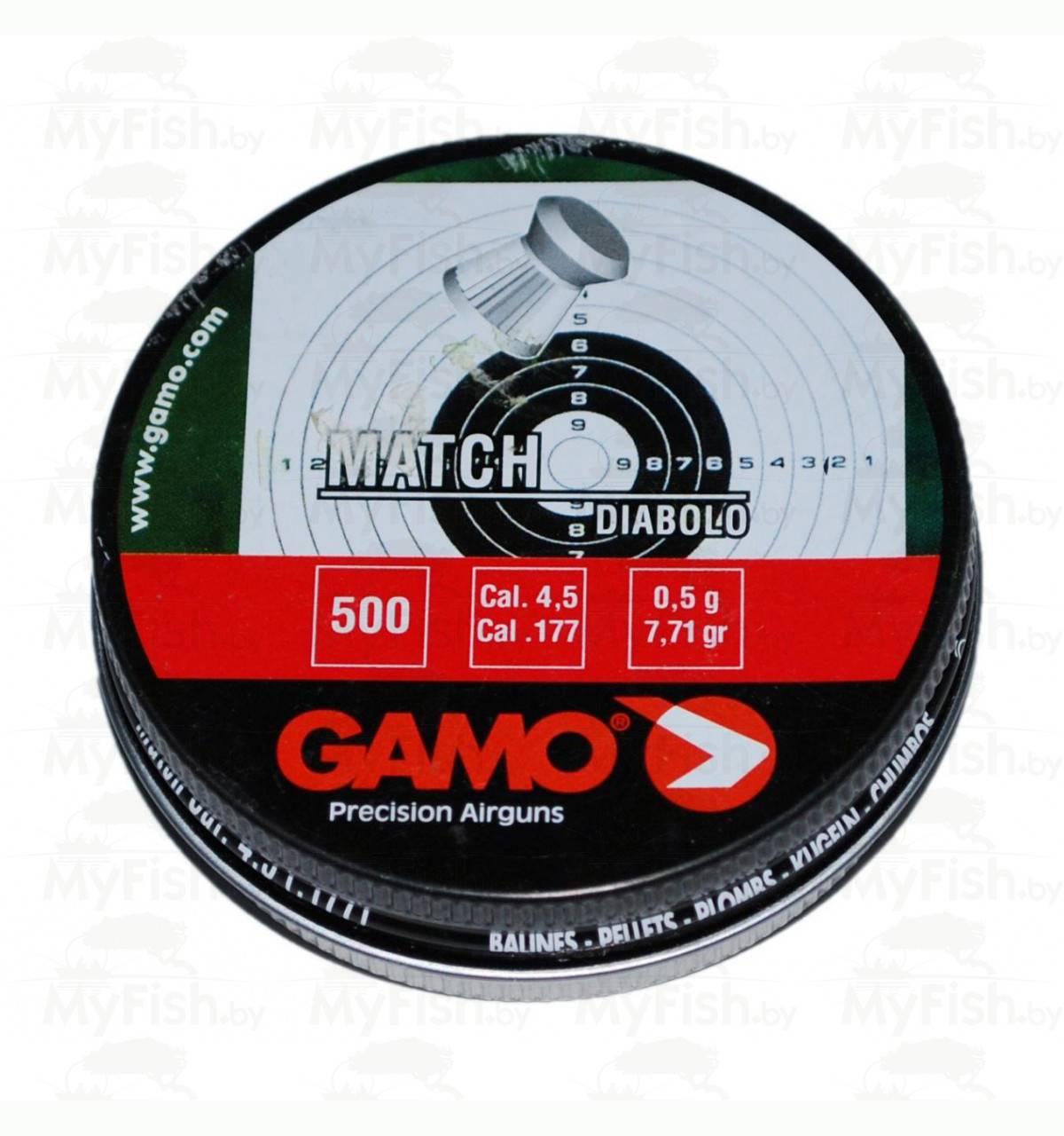 Пульки для пневматики Gamo 500 Match