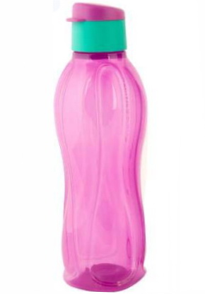 Эко бутылка Tupperware ( 0.75 л) с клапаном розовая