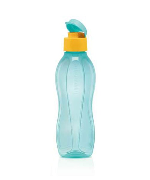 Эко бутылка Tupperware ( 0.75 л) с клапаном голубая