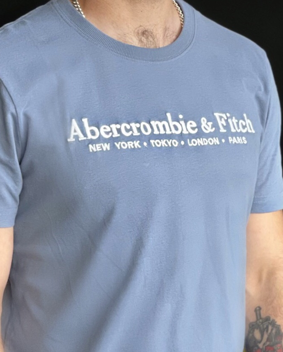 Футболка Abercrombie & Fitch (light blue)