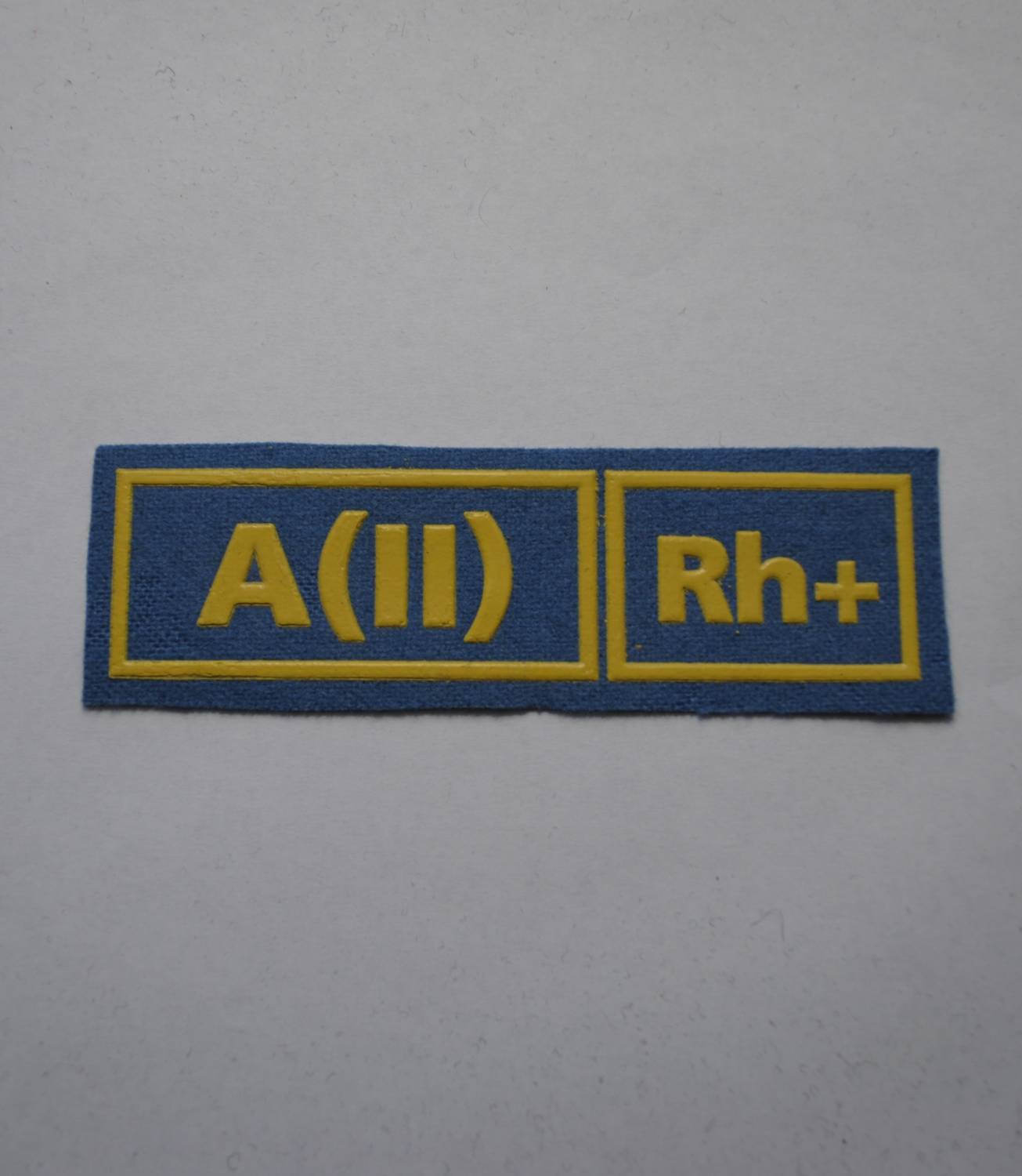 Шеврон A(II)Rh+ синий пластизол 