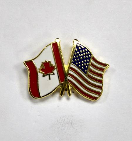 Значок флаги США и Канада Оригинал