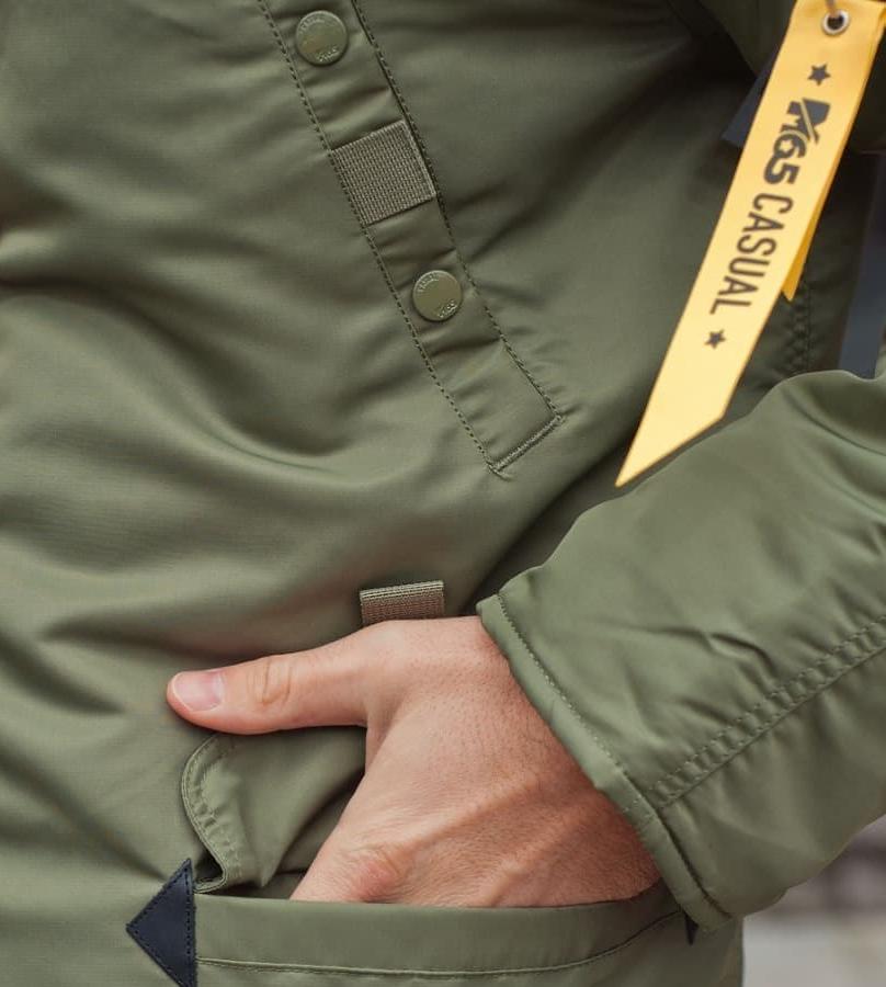 Куртка зимняя мужская M65 Casual Аляска N-3B Sage Green    