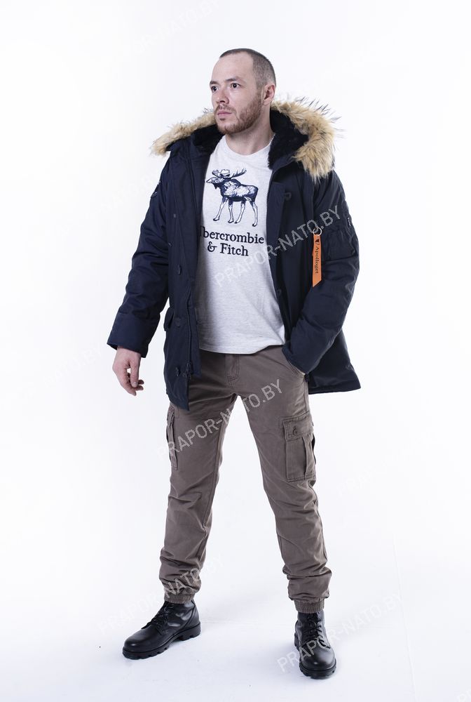 Куртка зимняя мужская Apolloget OXFORD Ink\Ink