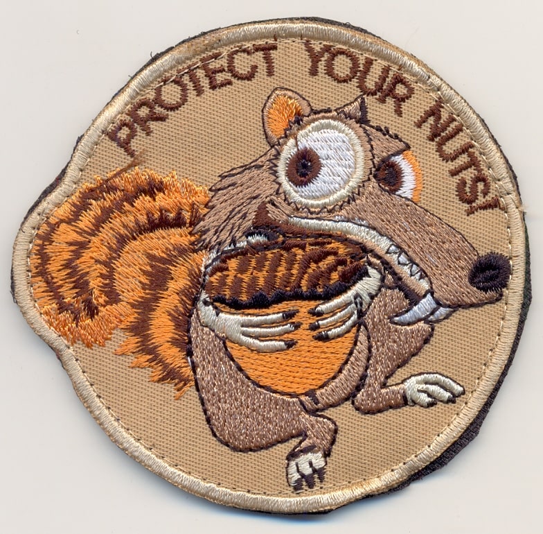 Нашивка "Protect Your Nuts!" на липучке