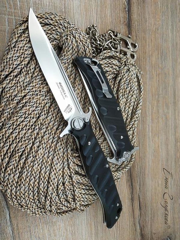 Нож складной НОКС Финка чёрный (342-100406)