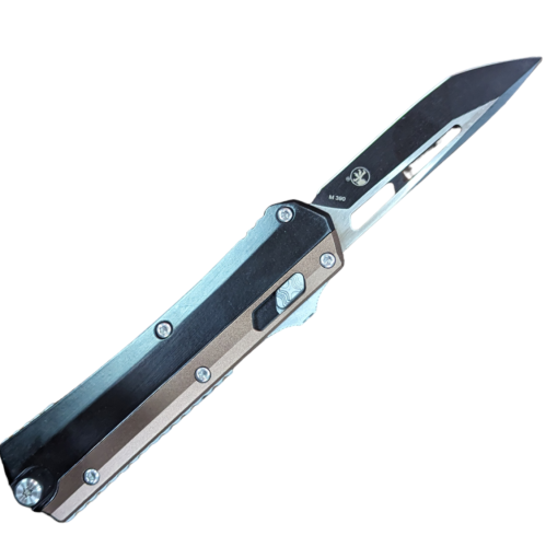Нож Microtech танто фронтальный выкидной Brown/Black