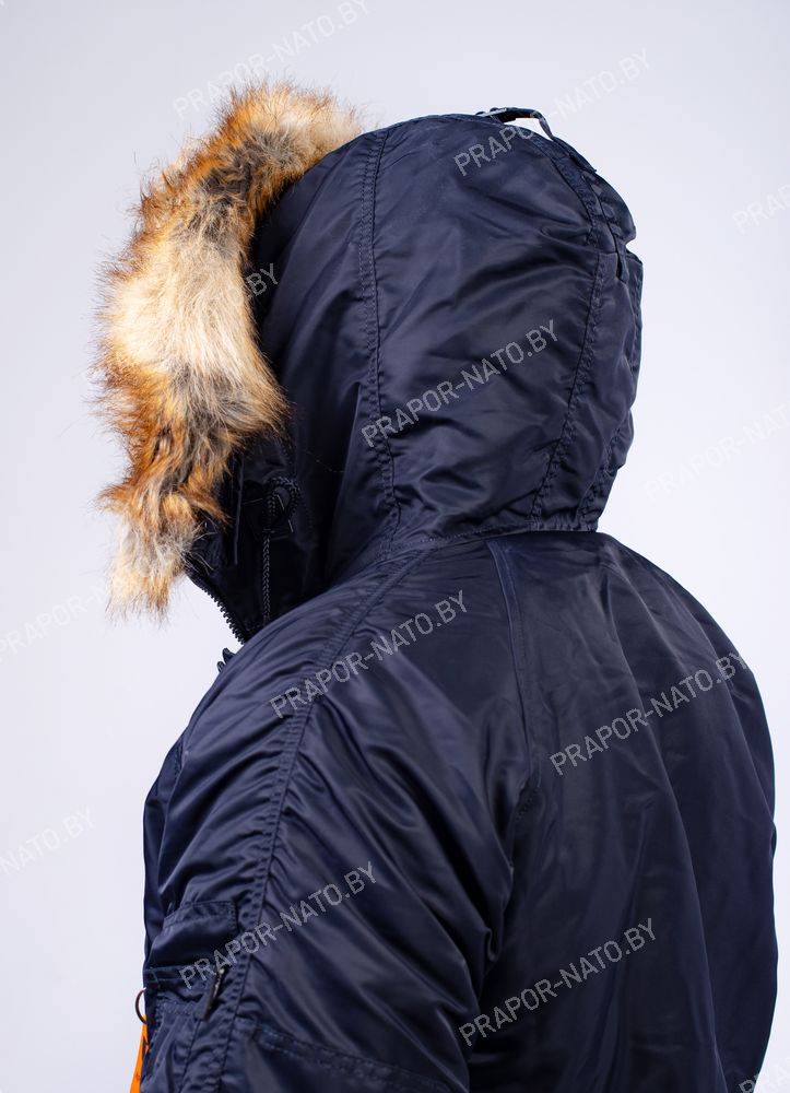 Куртка зимняя мужская Apolloget HUSKY REPLICA BLUE ORANGE