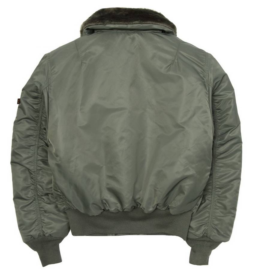 Лётная куртка зимняя (бомбер) Alpha Industries B-15 sage green