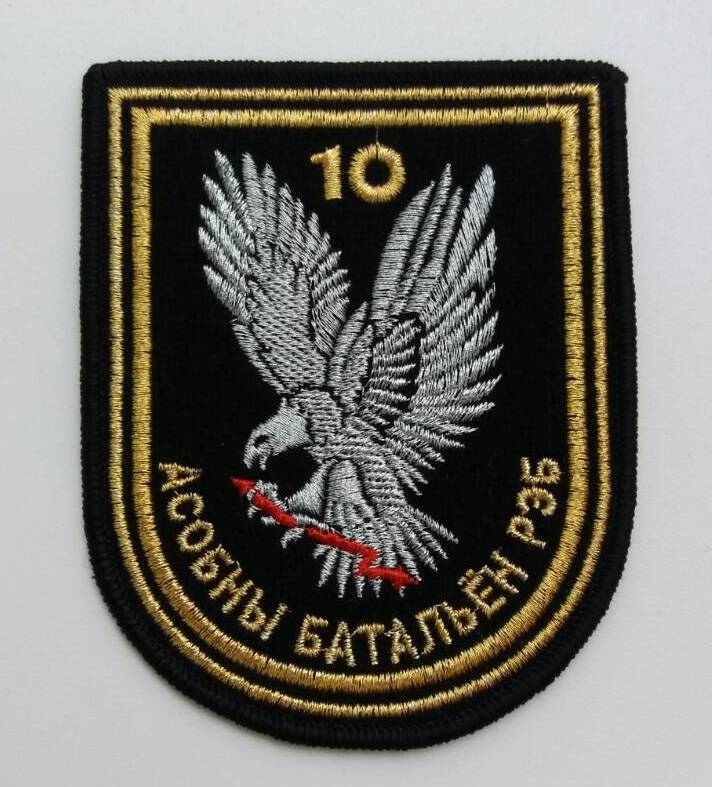 Шеврон 10 особый батальон РЭБ вышитый