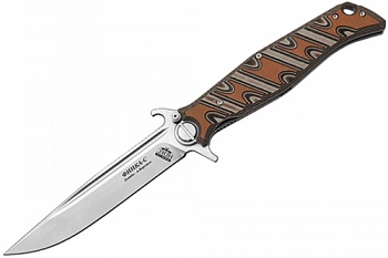 Нож складной НОКС Финка коричневый (342-009406)