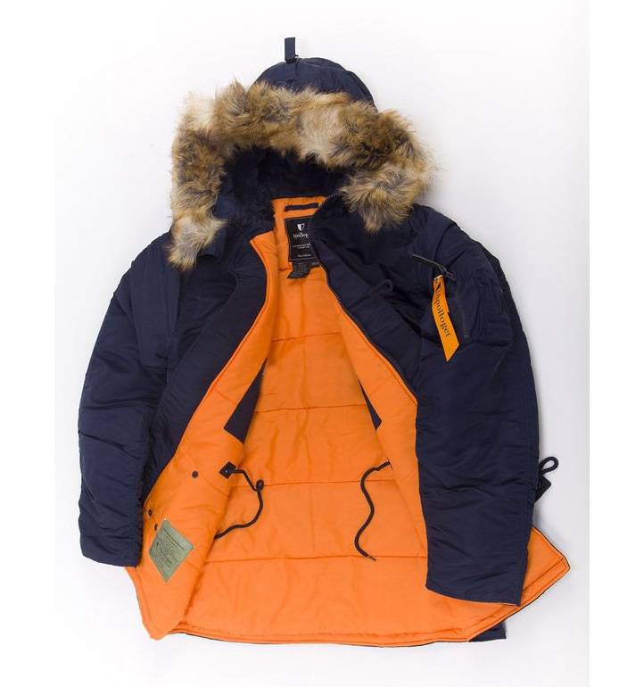 Куртка зимняя  мужская Apolloget HUSKY II INK/Orange