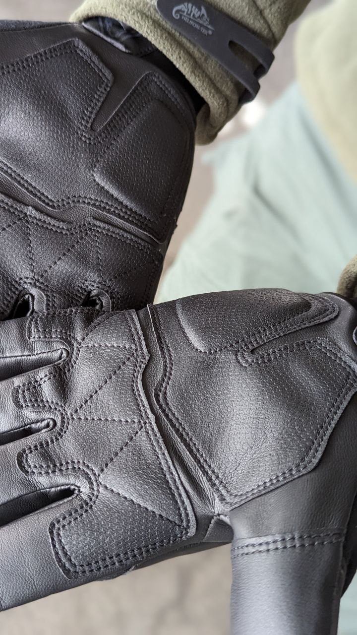 Перчатки тактические кожаные Viperade Black