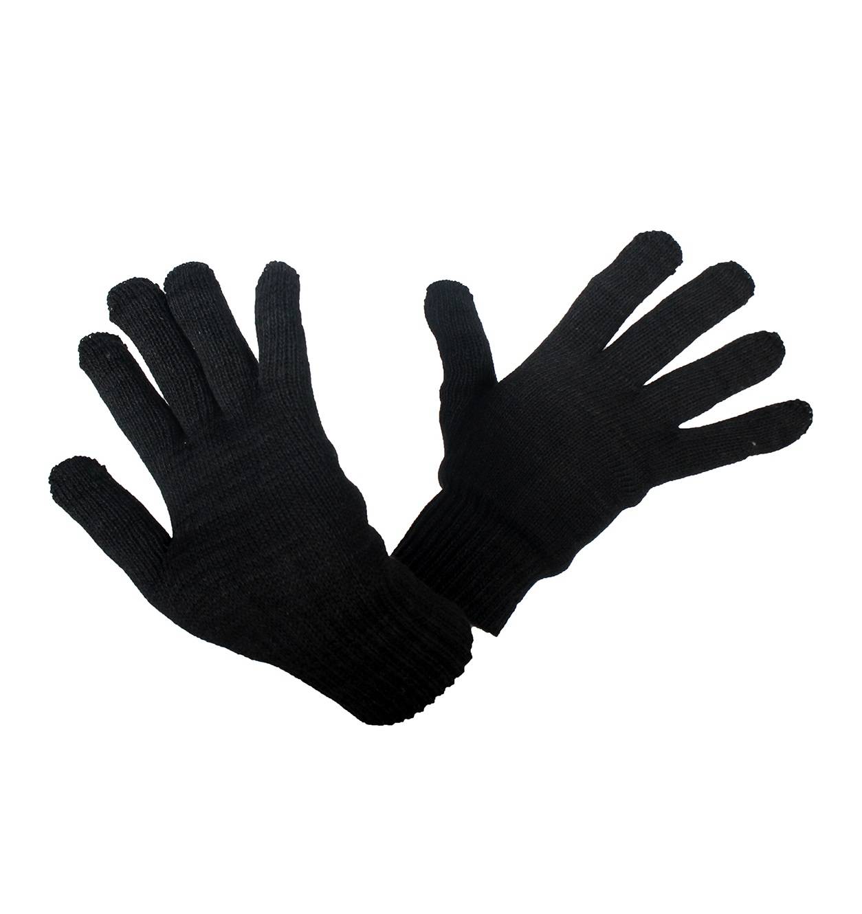 Перчатки Тверь двухслойные чёрные