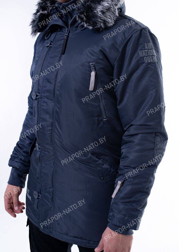 Куртка зимняя   мужская Apolloget ARKTIKA Steel Blue / Gun Metal