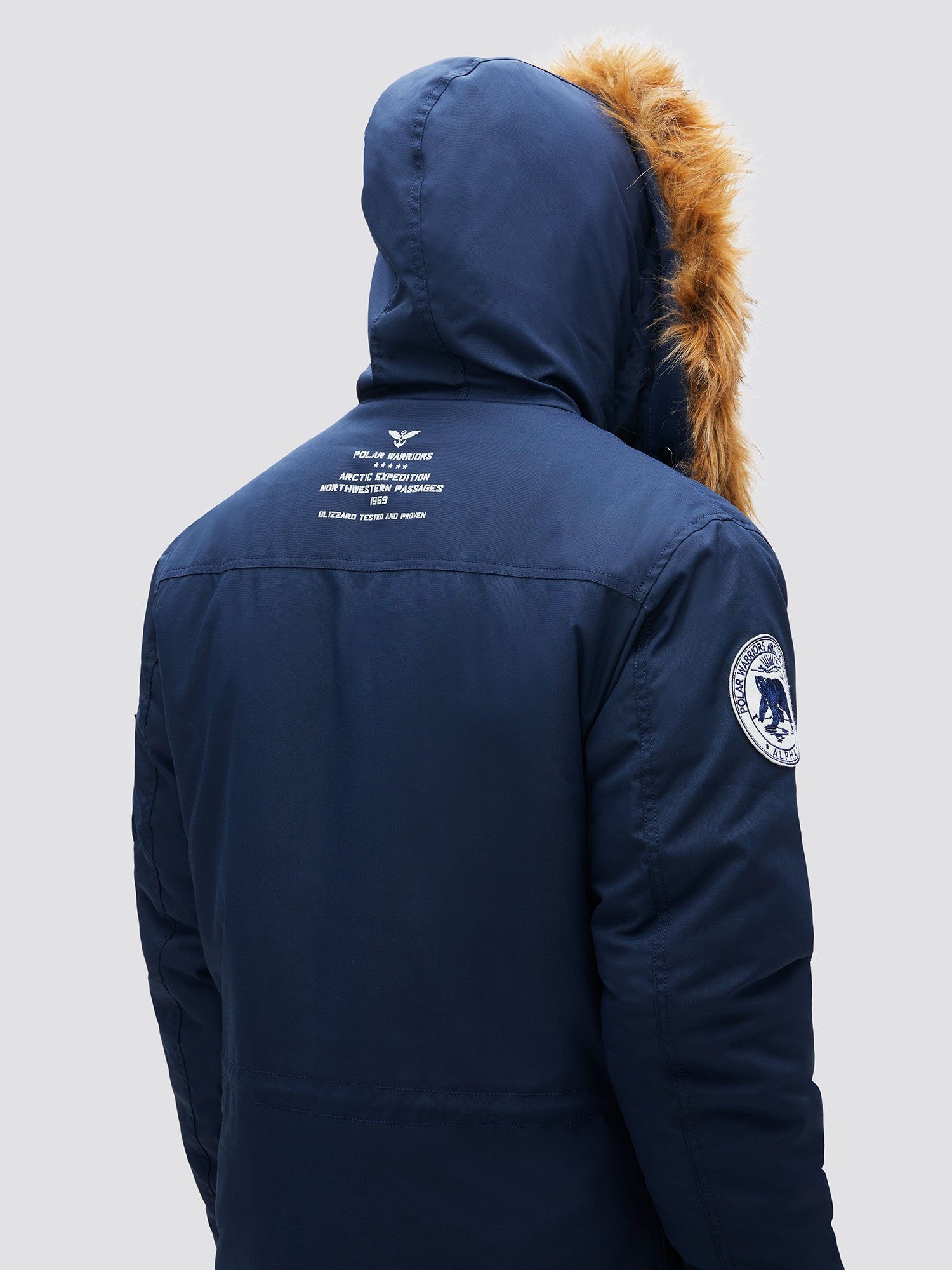 Куртка зимняя Аляска Alpha Industries N-3B ALPINE Parka Navy 