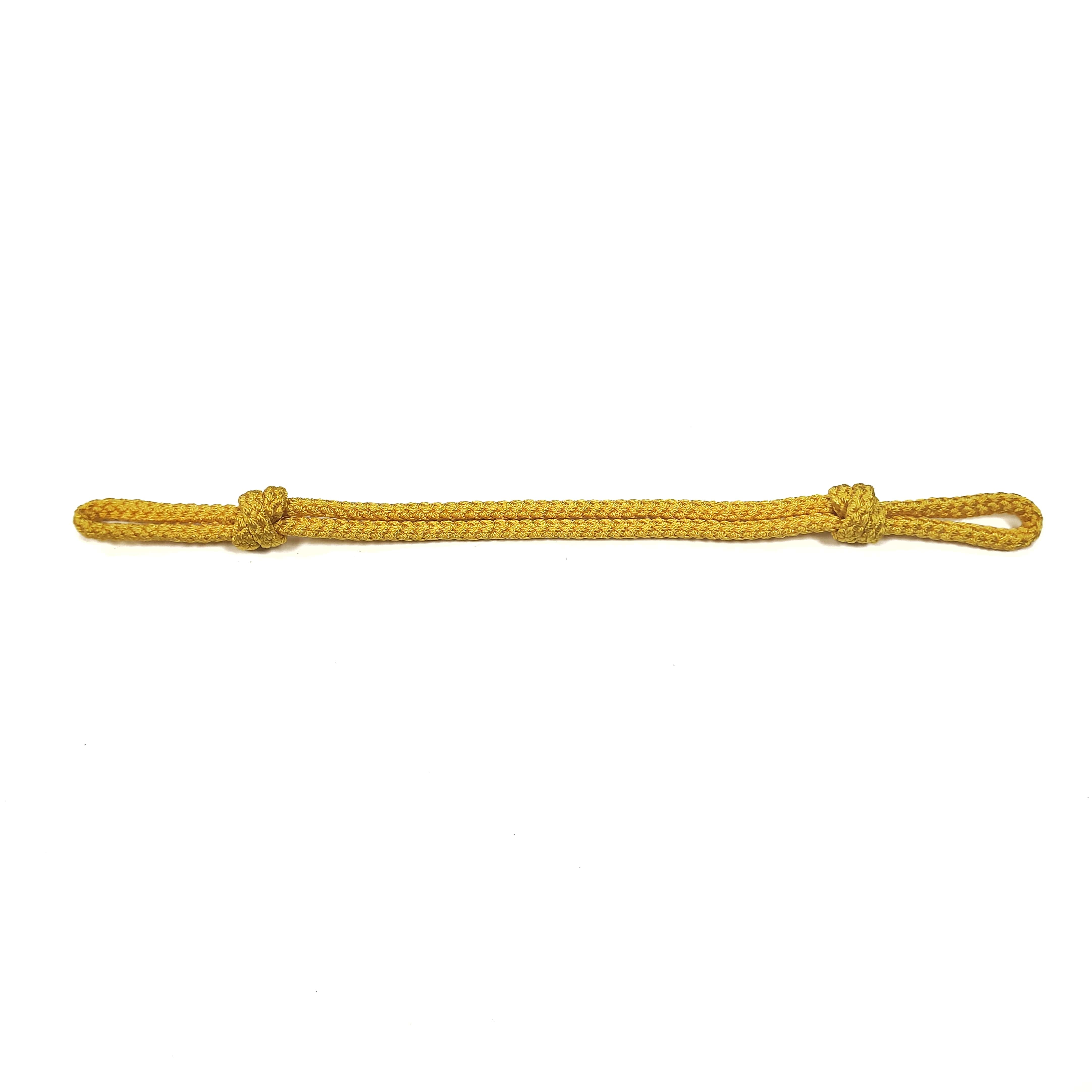 Филигранный шнур на фуражку (желтый, шелк)